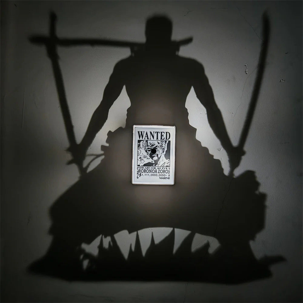 Zoro Shadow Lamp™ — Turn Any Room Into a One Piece Scene