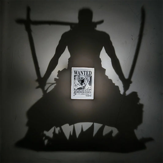 Zoro Shadow Lamp™ — Turn Any Room Into a One Piece Scene