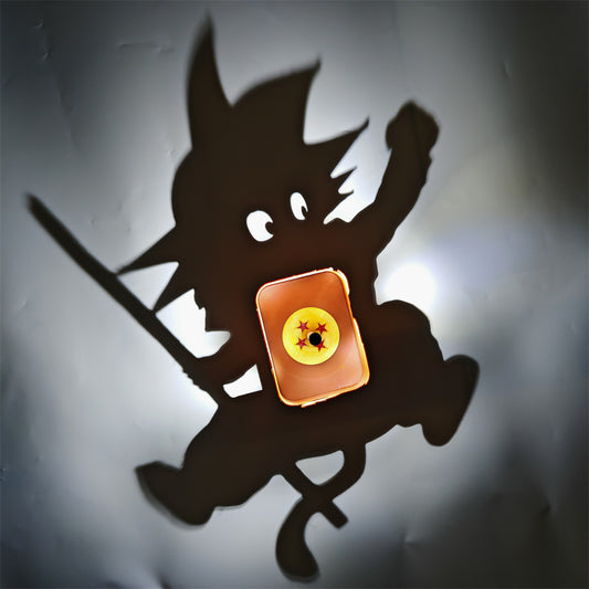 Kid Goku Shadow Lamp™ — The 4-Star Dragon Ball On Your Wall